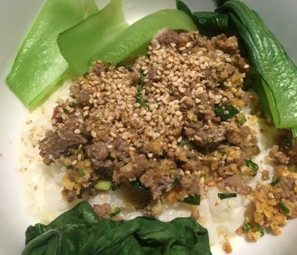 食物繊維豊富な坦々飯