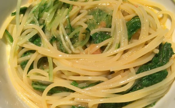 プロテイン飯のズボラ明太カルボパスタ