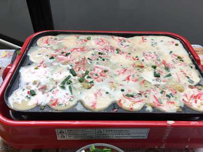 プロテインたこ焼きを焼いてみた！