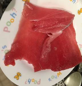 マグロの中落でネギトロ