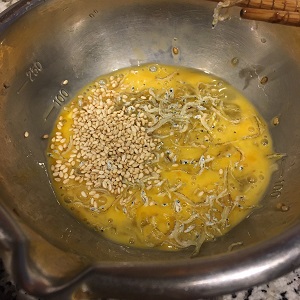 プロテイン飯のじゃこレタス炒飯２