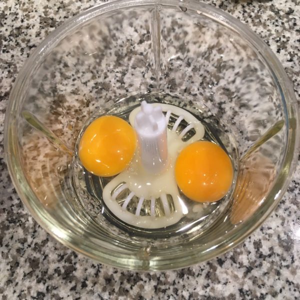 プロテインホットケーキの卵