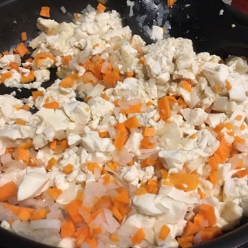 プロテイン飯の豆腐でつくるミートソース４