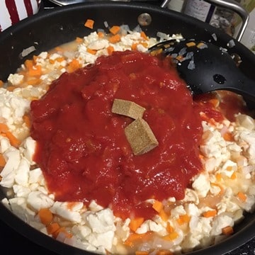 プロテイン飯の豆腐でつくるミートソース５