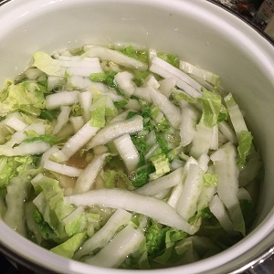 白菜のクリームスープ１｜プロテイン飯